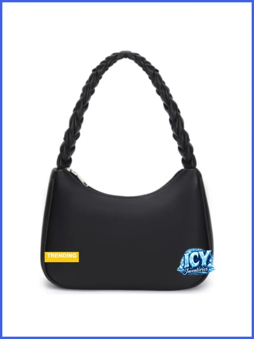 Women's Hobo Shoulder Bag PU Leather Cute Tote Purse Zipper Closure